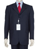 Classic Dark Navy Blue Suit For Men 3 Button Business Cheap Priced Business Suits Clearance Sale W/Double Vent Jacket Super 140'S